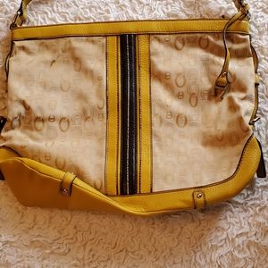 Vintage yellow trimmed etienne aigner purse